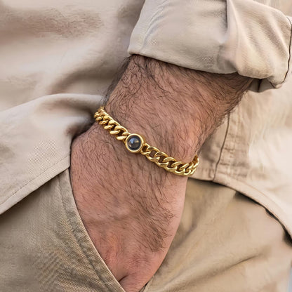 Custom Bracelet with Photo Projection (unisex)