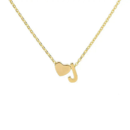 Heart necklace lifestyle shot on wedding outfit — bridesmaid gift personalized jewelry
