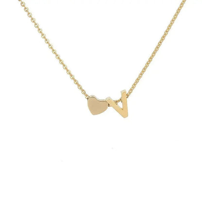 Heart necklace lifestyle shot on wedding outfit — bridesmaid gift personalized jewelry (variant view 27)